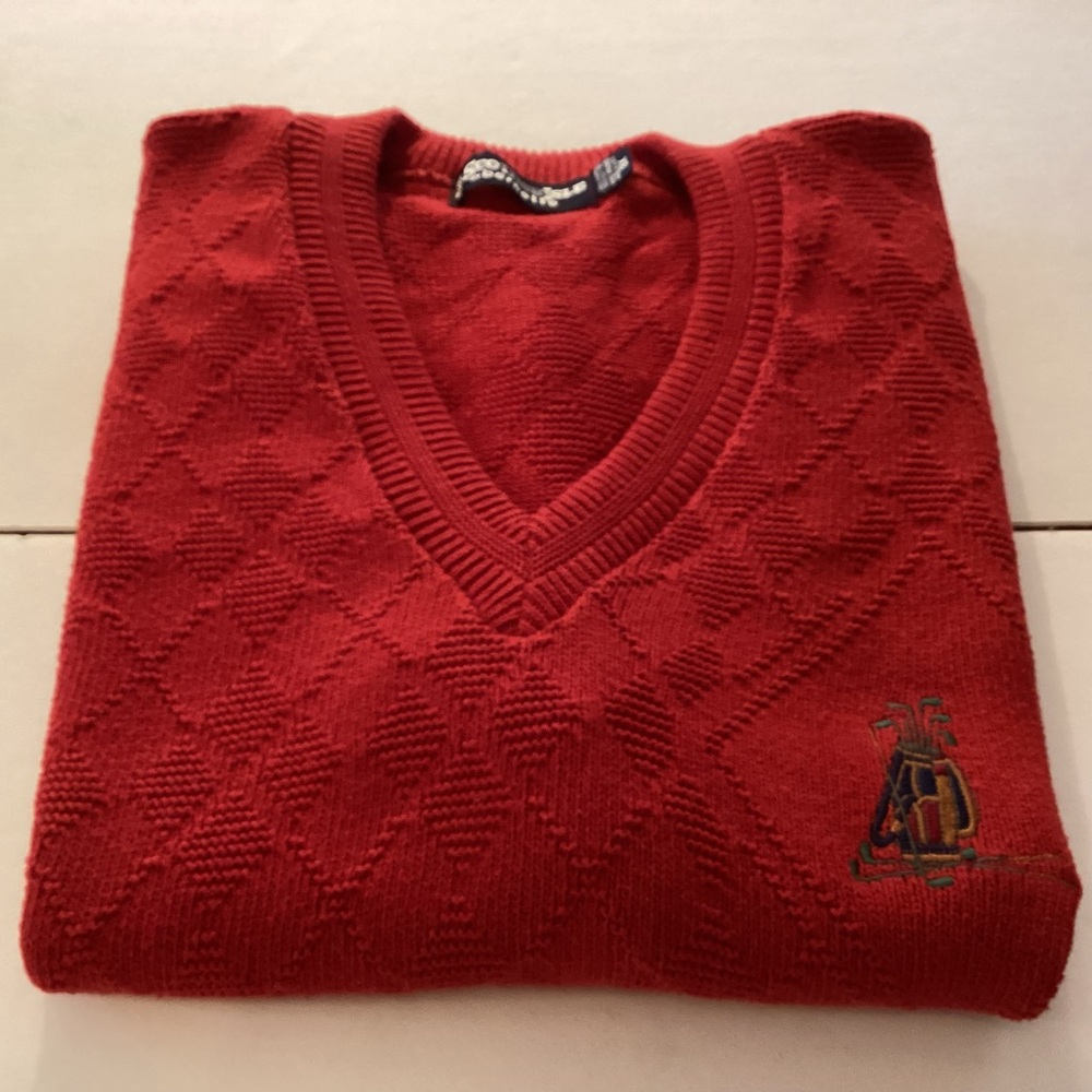SCOTTISH ISLE by Bernese, MEN’S GOLF SWEATER VEST SIZE 3XL